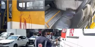 Passageira perde o braço após tirar selfie no buzú