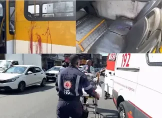 Passageira perde o braço após tirar selfie no buzú