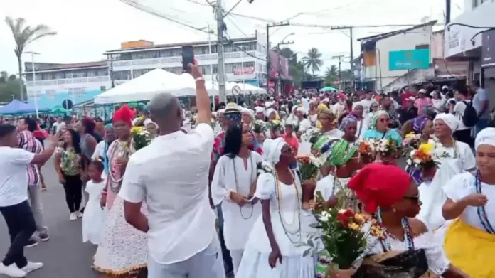 Esta é a primeira das lavagens tradicionais que acontecem na cidade