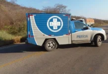 A vítima ainda não foi identificada e o caso está sendo investigado pela Polícia Civil.