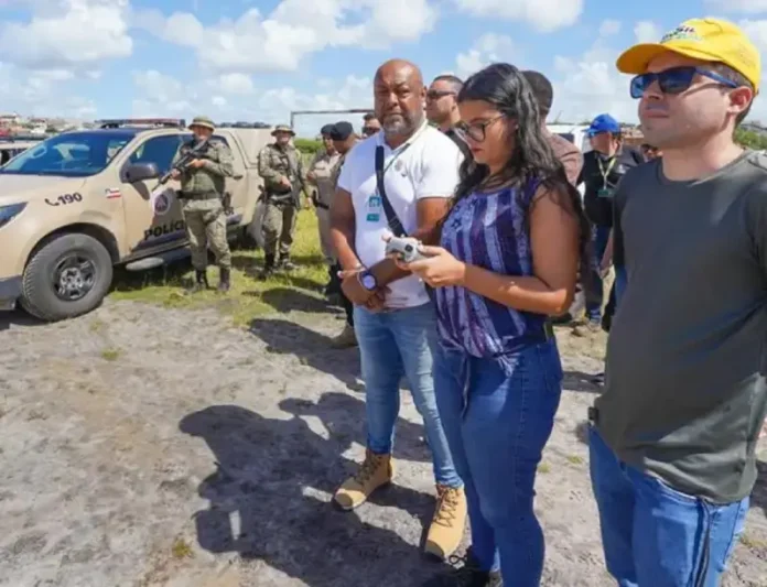 Com o auxílio de drones, a ação teve como objetivo mapear e conter danos ao ecossistema das dunas