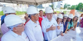 Ministro da Saúde e governador da Bahia vistoriam as obras da nova Policlínica de Camaçari