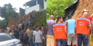 A Defesa Civil monitora o risco de novos incidentes na região.
