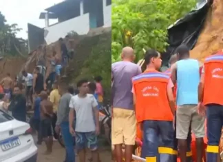 A Defesa Civil monitora o risco de novos incidentes na região.
