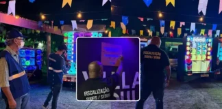Apreensão de 5 paredões de som em evento irregular na cidade