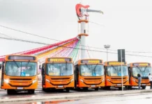 Camaçari lança sistema emergencial de transporte com 45 ônibus