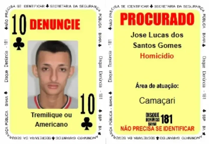 Ele era acusado de homicídios em Camaçari e fazia parte do Baralho do Crime da SSP.