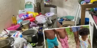 Mãe estava em surto emocional.