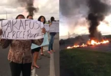Moradores cobram retorno do transporte público.