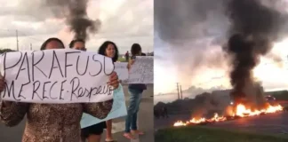 Moradores cobram retorno do transporte público.