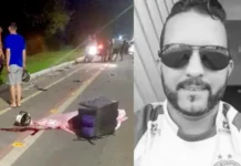 Motorista fugiu do local. Polícia investiga o caso.