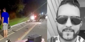 Motorista fugiu do local. Polícia investiga o caso.