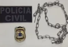 A Polícia Civil não divulgou detalhes sobre o crime que motivou o mandado de prisão.