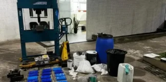 A ação foi realizada pela Cipe Polo Industrial. Suspeitos fugiram antes da abordagem.