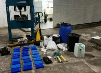 A ação foi realizada pela Cipe Polo Industrial. Suspeitos fugiram antes da abordagem.
