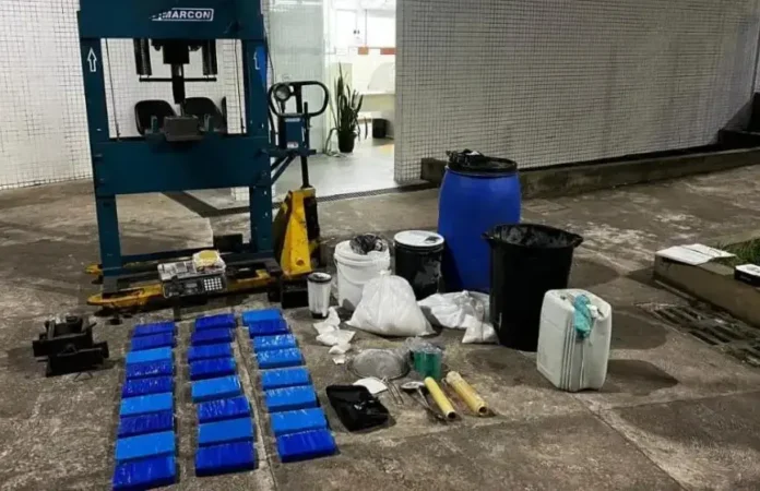 A ação foi realizada pela Cipe Polo Industrial. Suspeitos fugiram antes da abordagem.