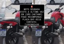 Ele foi levado por bandidos armados até um matagal e teve a moto e pertences roubados.