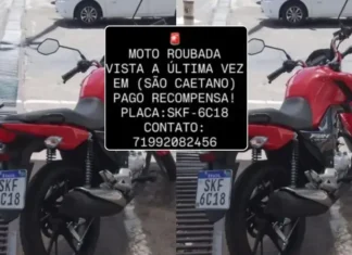 Ele foi levado por bandidos armados até um matagal e teve a moto e pertences roubados.