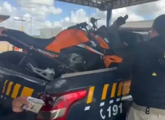 A abordagem aconteceu durante uma fiscalização de rotina na BR-116