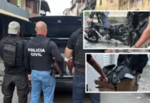 Ação localizou drogas e um desmanche de motocicletas roubadas.