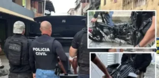 Ação localizou drogas e um desmanche de motocicletas roubadas.