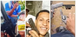 Drogas e armas foram apreendidas.