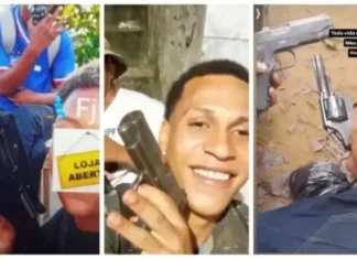 Drogas e armas foram apreendidas.
