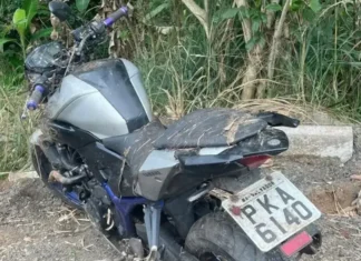 O Esquadrão Fênix fez a recuperação e conduziu o veículo à delegacia de Abrantes.