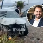 O atleta está na UTI após amputação de uma perna.