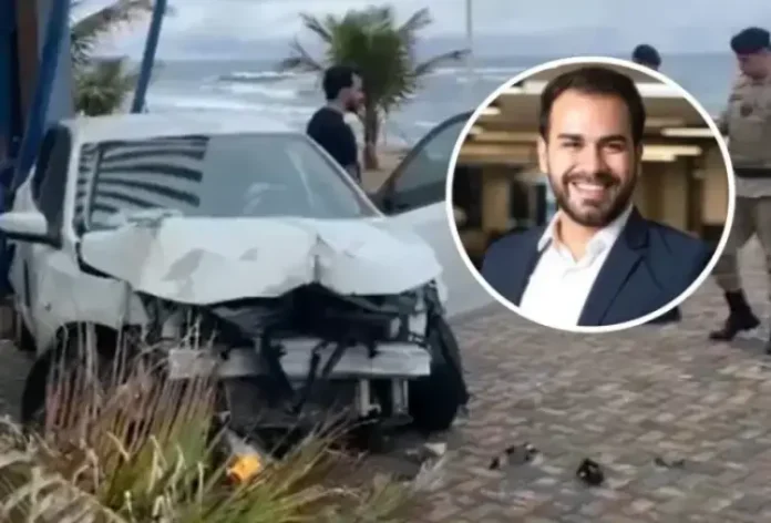 O atleta está na UTI após amputação de uma perna.