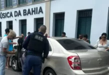 O caso foi resolvido no próprio local, sem a necessidade de atendimento médico.