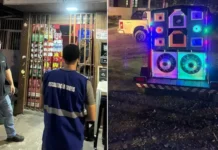 SUOFIS e forças de segurança apreendem paredões em Camaçari