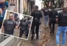 A mulher detida foi encaminhada para a delegacia e segue custodiada, à disposição da Justiça.