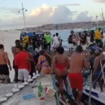 Apesar do susto e prejuízos, ninguém ficou ferido.
