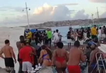 Apesar do susto e prejuízos, ninguém ficou ferido.