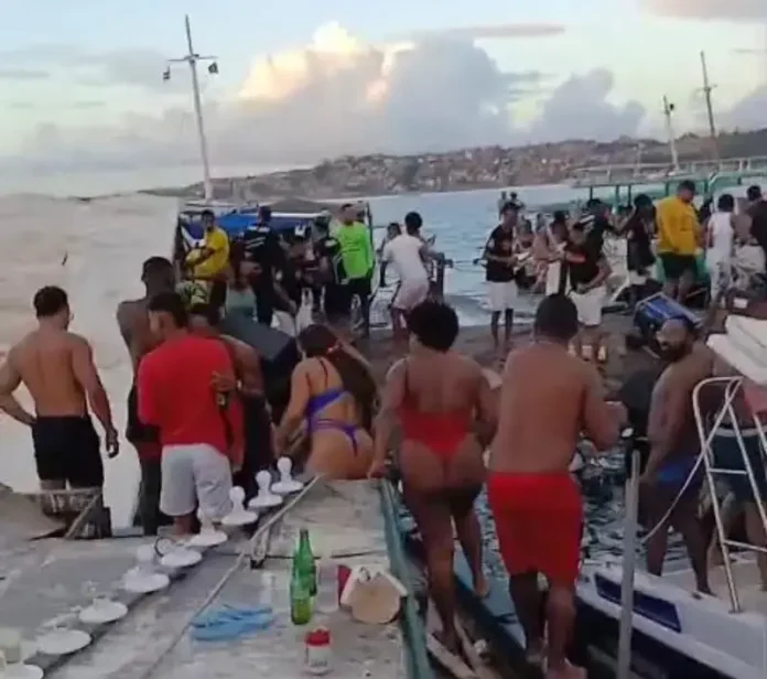 Apesar do susto e prejuízos, ninguém ficou ferido.