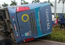 Apesar do susto, não houve registro de mortes.