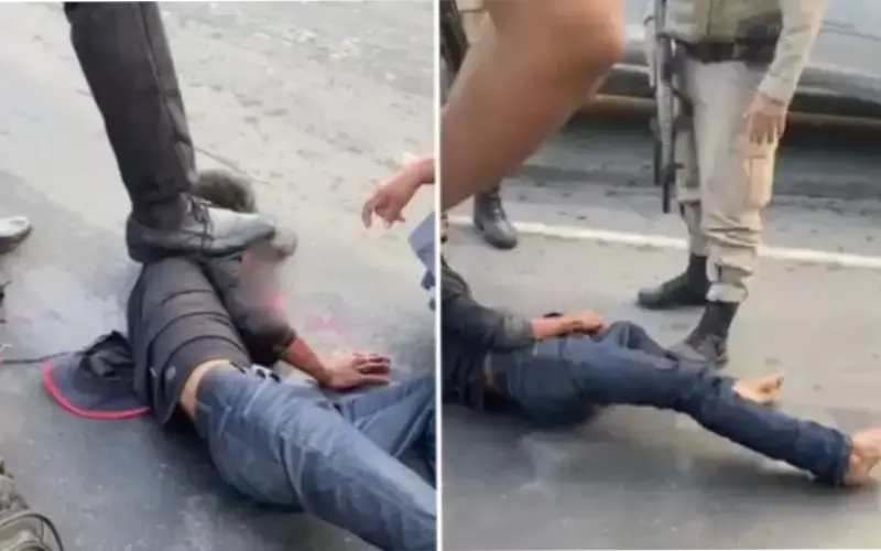 A PM chegou a tempo de impedir o linchamento e apreendeu um revólver calibre .32 usado no crime.