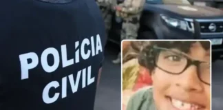 A arma seria do pai da vítima, e o caso é investigado pela Polícia Civil.