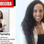 Nutricionista desaparece após sair do Mundo Plaza em Salvador; família faz apelo por informações Família e autoridades procuram por informações sobre o caso.